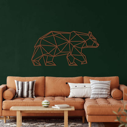Bear Metal Wall Art - Decor available at Dekadron for $64.90