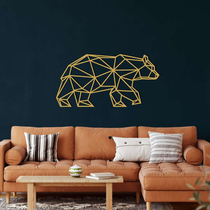 Bear Metal Wall Art - Decor available at Dekadron for $64.90