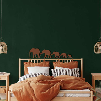 Big Elephant Family Metal Wall Art - Decor available at Dekadron for $64.90