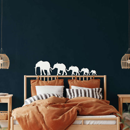 Big Elephant Family Metal Wall Art - Decor available at Dekadron for $64.90