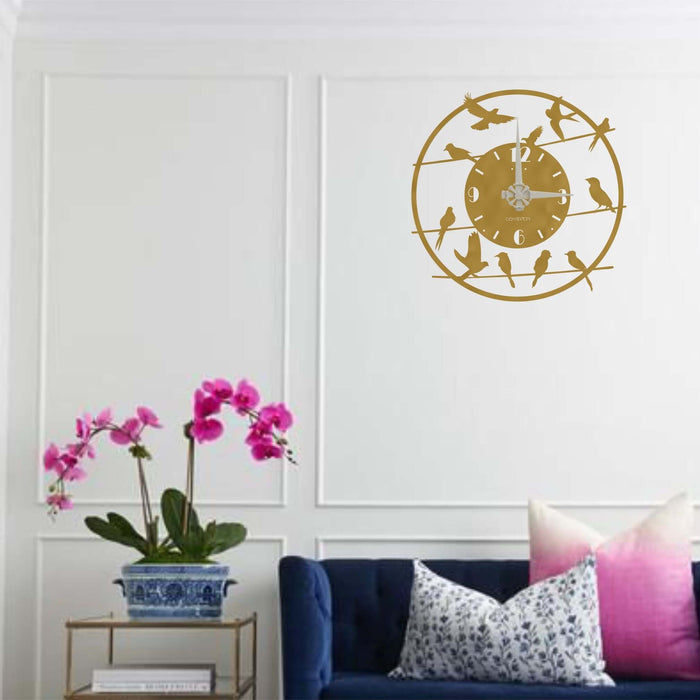 Birds Clock - Wall Clocks available at Dekadron for $74.90