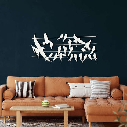 Birds on Branch Metal Wall Art - Decor available at Dekadron for $69.90