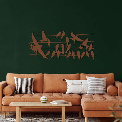 Birds on Branch Metal Wall Art - Decor available at Dekadron for $69.90