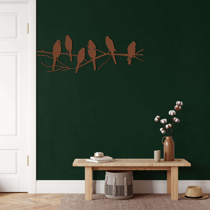 Birds Metal Wall Art - Decor available at Dekadron for $64.90
