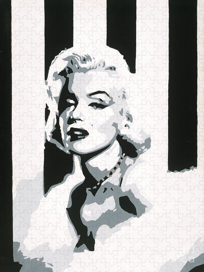 Black and White Marilyn - Puzzle