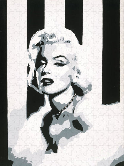 Black and White Marilyn - Puzzle