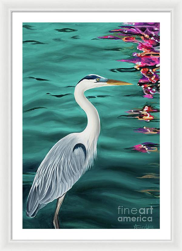 24" x 36" / White / White