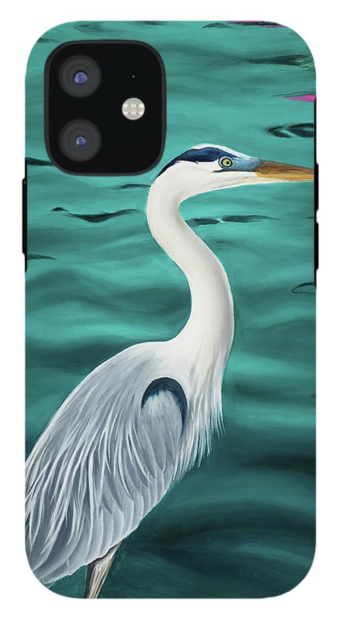 Blue Heron  - Phone Case