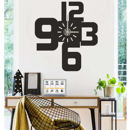 Bold Numbers Clock - Wall Clocks available at Dekadron for $99.90
