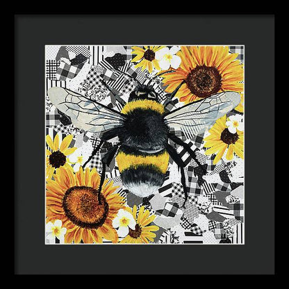 12" x 12" / Black / Black