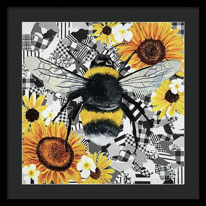 20" x 20" / Black / Black