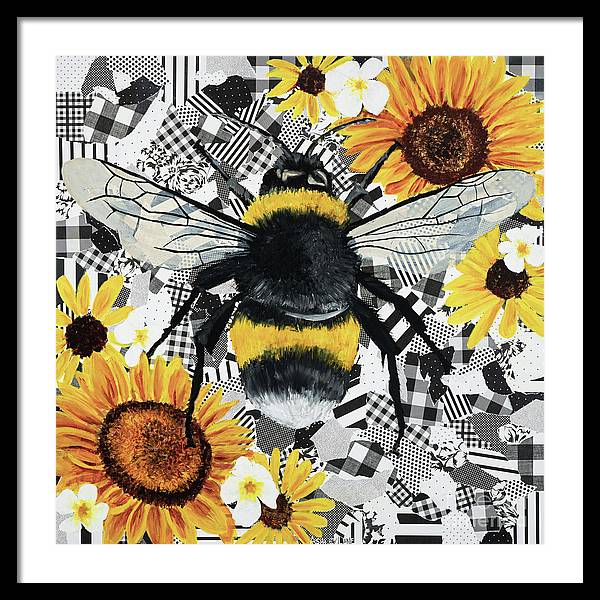 24" x 24" / Black / White