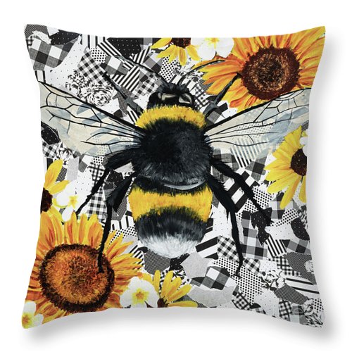 Buzzzy - Throw Pillow