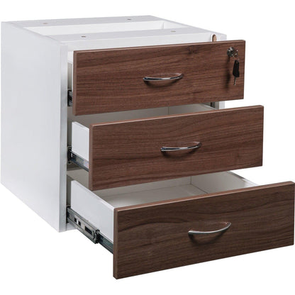 Casnan Premier Fixed Desk Pedestal - 3 Drawer