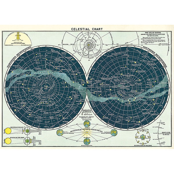 Cavallini Poster Celestial Chart