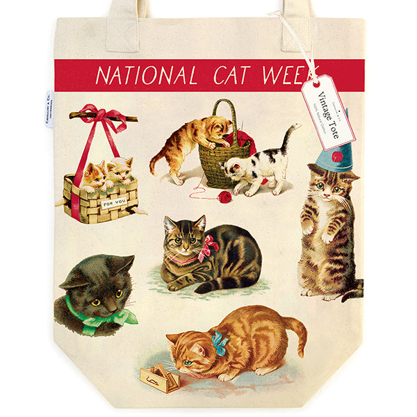 Cavallini Tote Cats