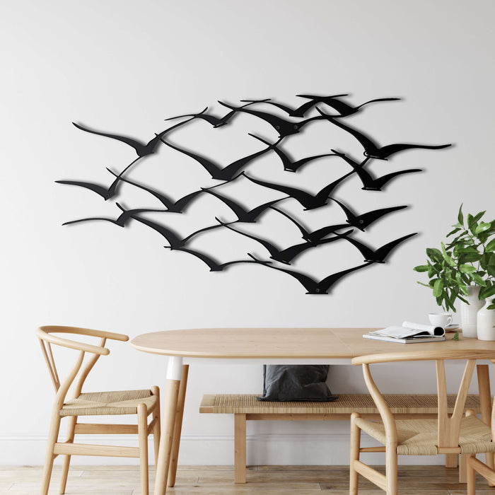 Cranes Metal Wall Art - Decor available at Dekadron for $59.90