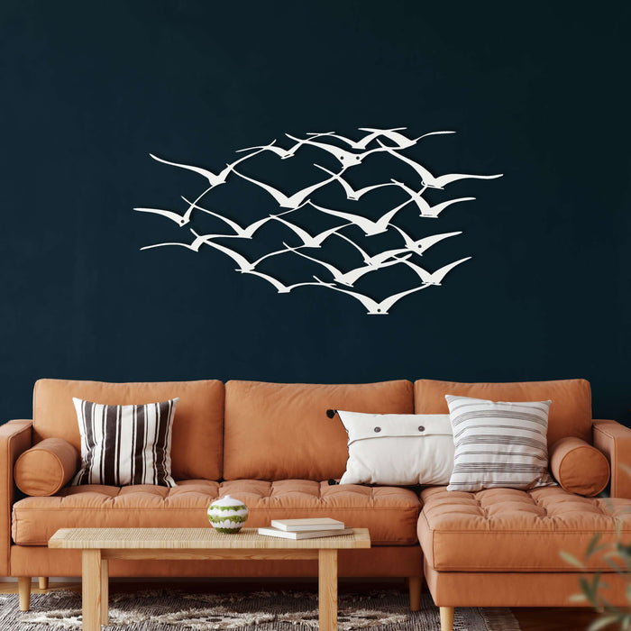 Cranes Metal Wall Art - Decor available at Dekadron for $64.90