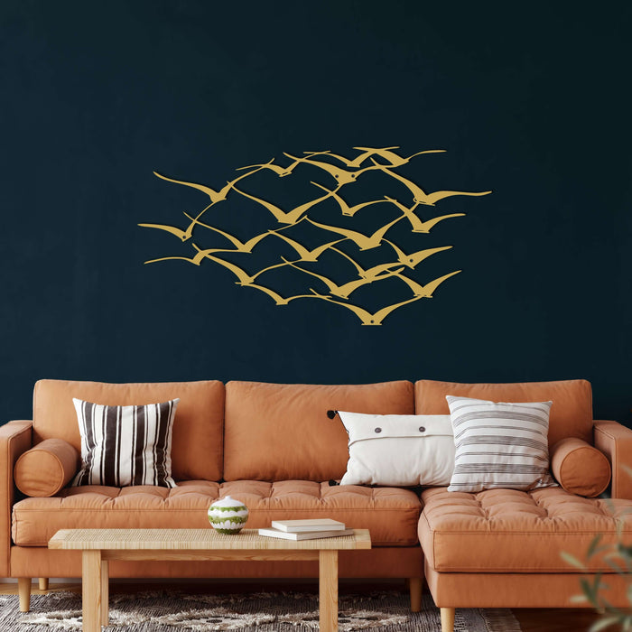 Cranes Metal Wall Art - Decor available at Dekadron for $64.90