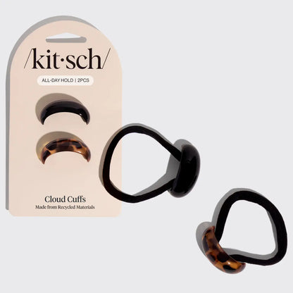 Black & Tort Cloud Cuffs