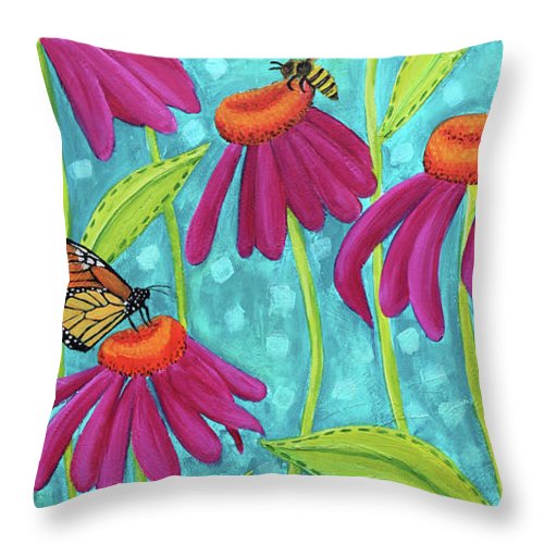 Darling Wildflowers - Throw Pillow