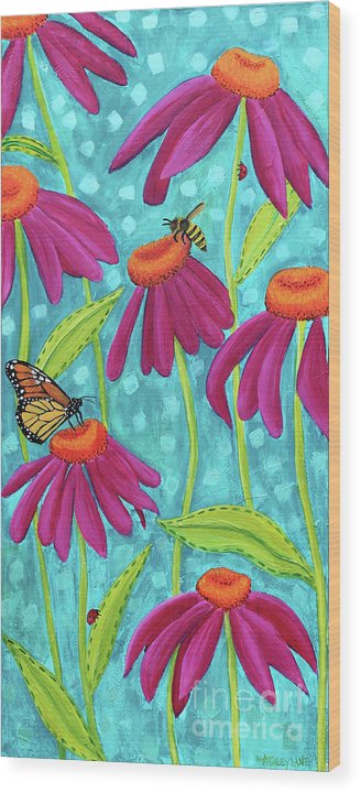 Darling Wildflowers - Wood Print