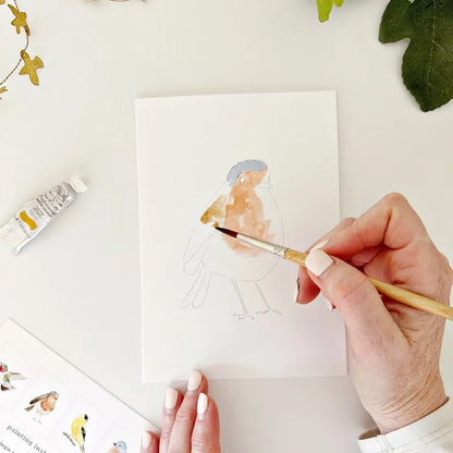 Emily Lex Studios Watercolor Paintable Notecards Backyard Birds