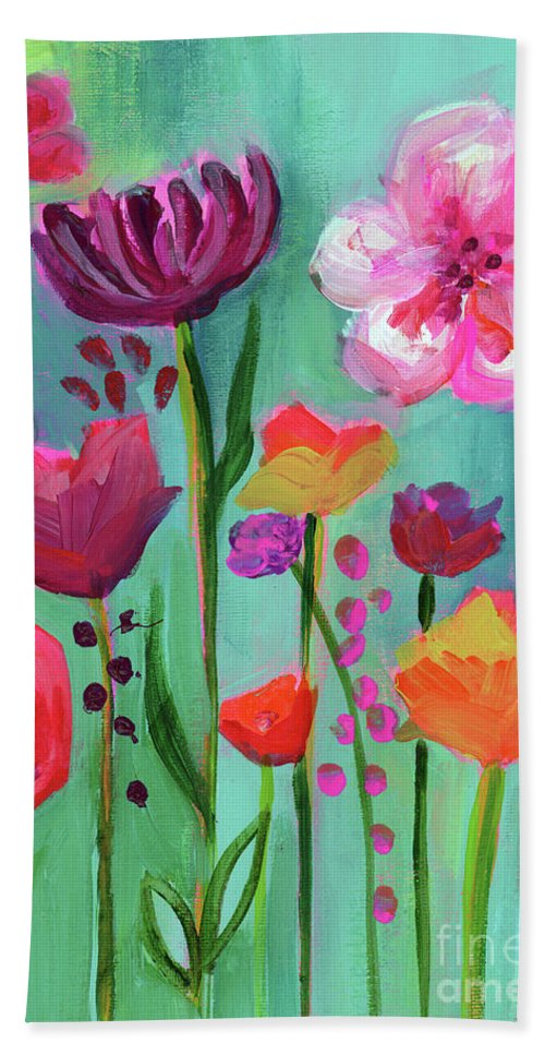 Floral Abyss - Beach Towel