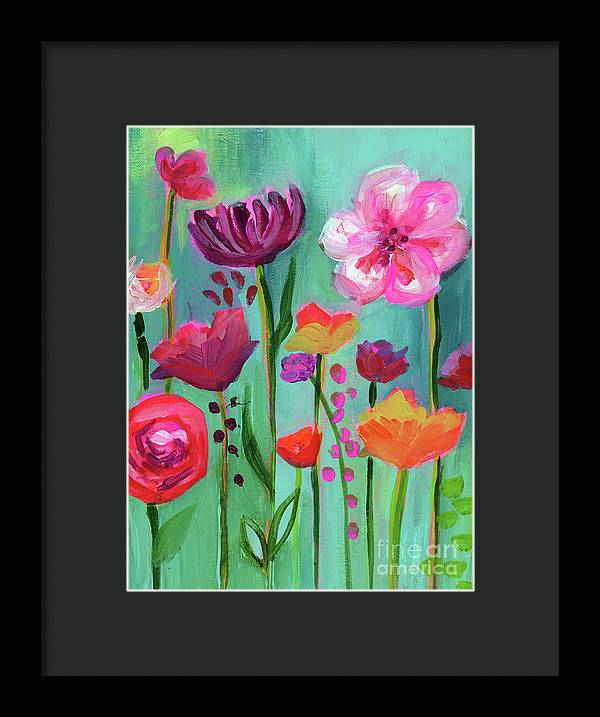 Floral Abyss - Framed Print