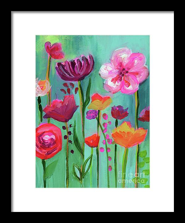 Floral Abyss - Framed Print