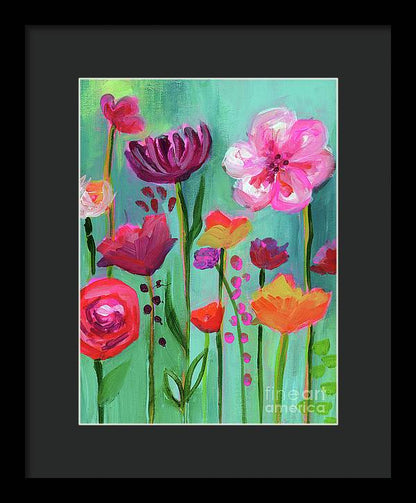 Floral Abyss - Framed Print
