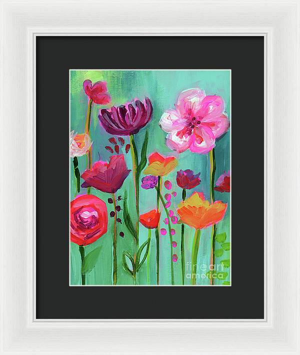 Floral Abyss - Framed Print