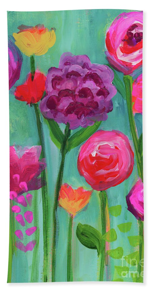 Floral Abyss 2 - Beach Towel