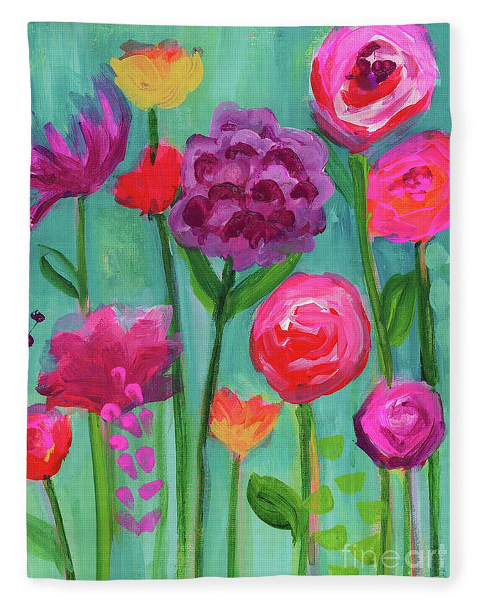 Floral Abyss 2 - Blanket