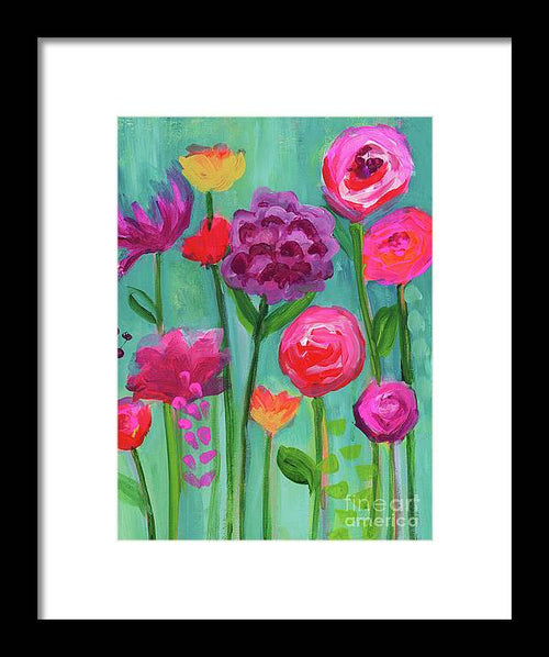Floral Abyss 2 - Framed Print