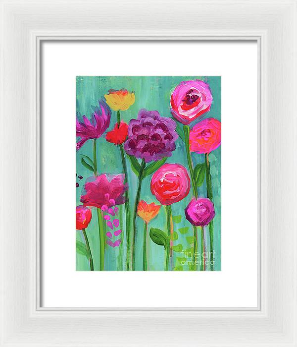 Floral Abyss 2 - Framed Print