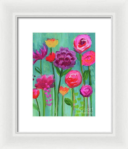 Floral Abyss 2 - Framed Print