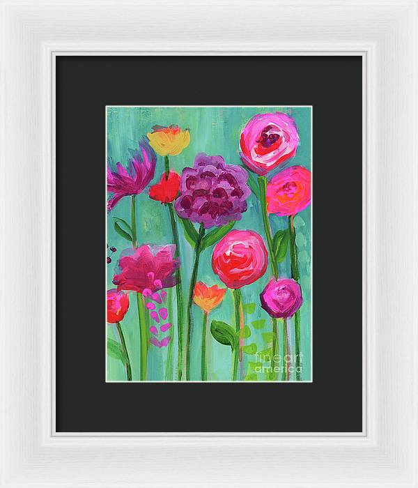 Floral Abyss 2 - Framed Print