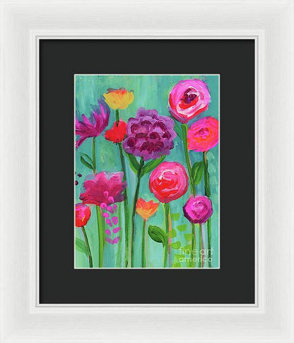 Floral Abyss 2 - Framed Print