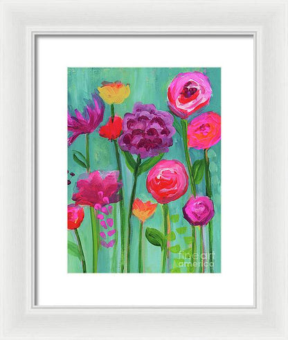 Floral Abyss 2 - Framed Print