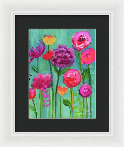 Floral Abyss 2 - Framed Print