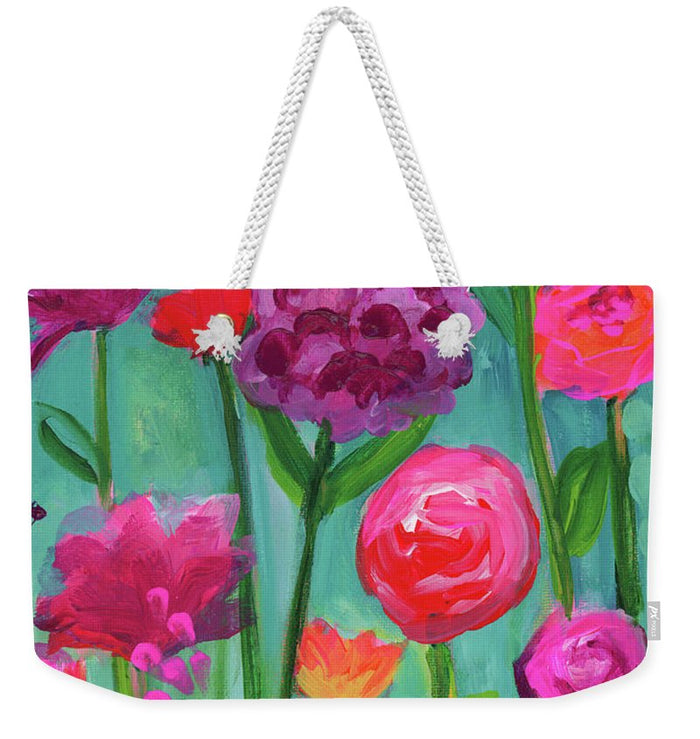 Floral Abyss 2 - Weekender Tote Bag