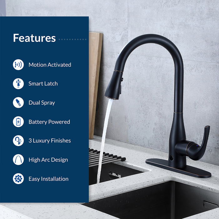Flow Motion Activated Kitchen Faucet Bidet