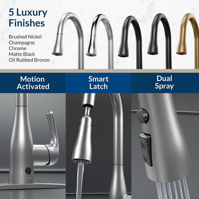Flow Motion Activated Kitchen Faucet Bidet