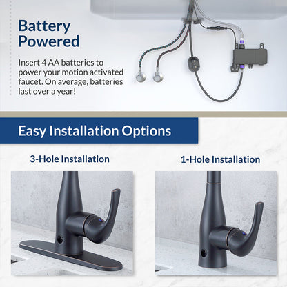 Flow Motion Activated Kitchen Faucet Bidet