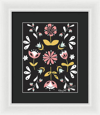 9.5" x 12" / White / Black