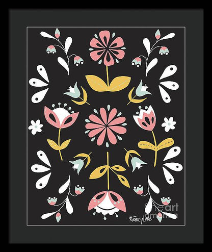16" x 20" / Black / Black