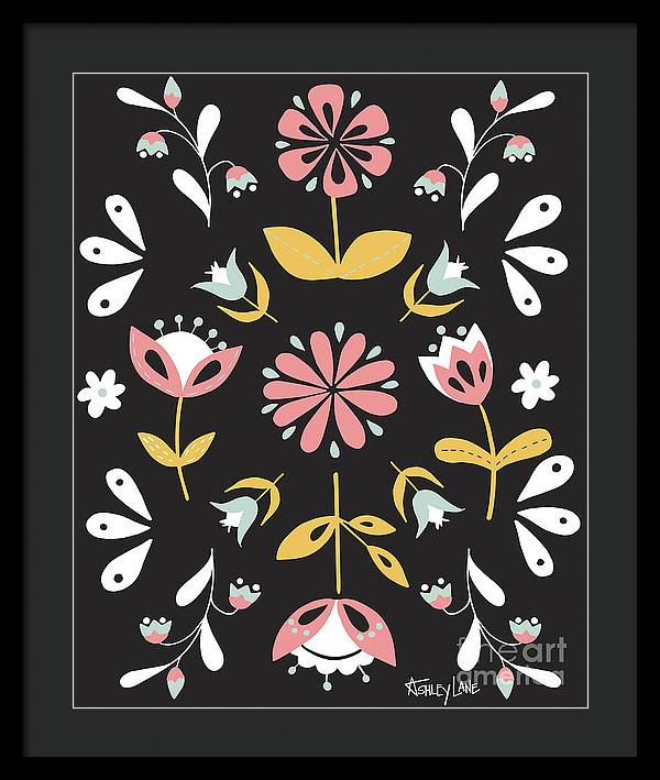19.5" x 24" / Black / Black