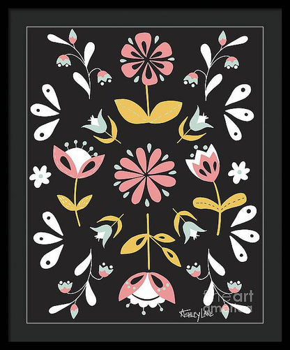 24" x 30" / Black / Black