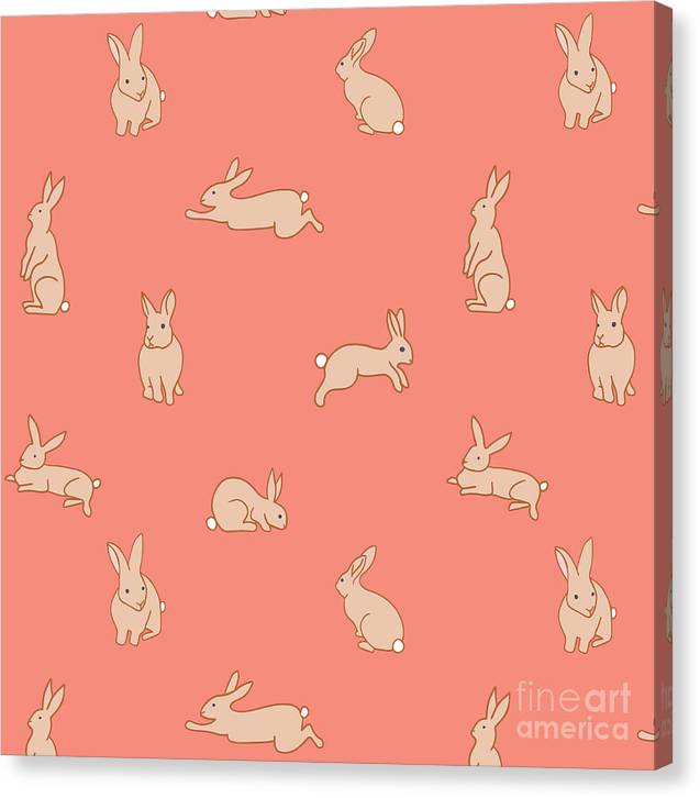 Funny Bunnies - Canvas Print